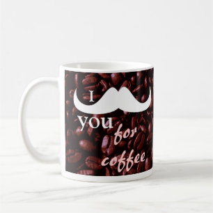 Personalizar o bigode para a caneca de café