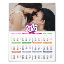 Personalizar o Calendário de Foto da Família Color