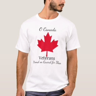 PERSONALIZAR '' O Canadá Veteranos T-Shirt