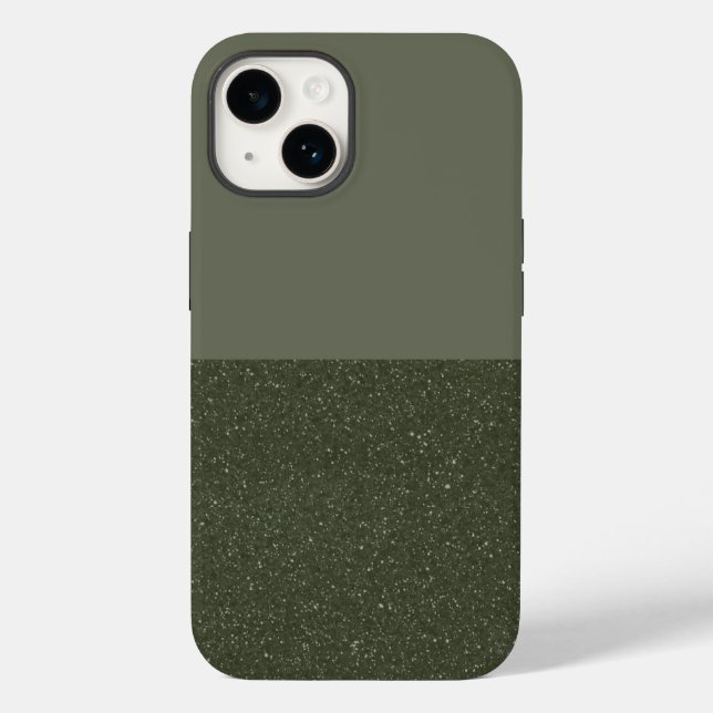 Personalizar o caso do iPhone 14 do Moss Green Spl (Verso)