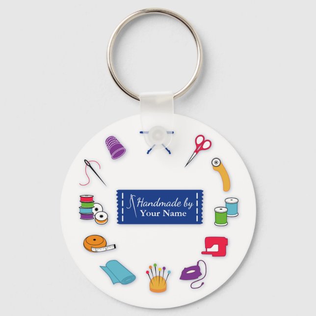 Personalizar o Chaveiro de etiqueta (Frente)