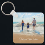 Personalizar o seu Chaveiro de Fotografias com Tex<br><div class="desc">Chaveiros de texto e fotos personalizadas - Design único - Família personalizada/amigos ou presente de Chaveiro pessoal - Adicione seu texto e foto - Redimensionar e mover elementos com a ferramenta Personalização! Escolha fonte / tamanho / cor! Boa Sorte - Seja Feliz :)</div>