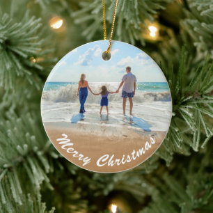 Personalizar o seu Enfeites de natal de Fotografia