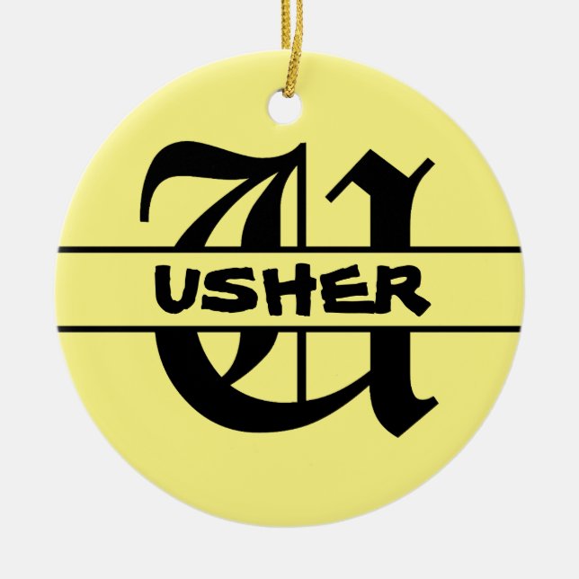 Personalizar ornamento da Carta de Nome (Frente)