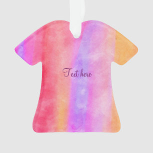 Personalizar Ornamento de Camiseta de Tie Die