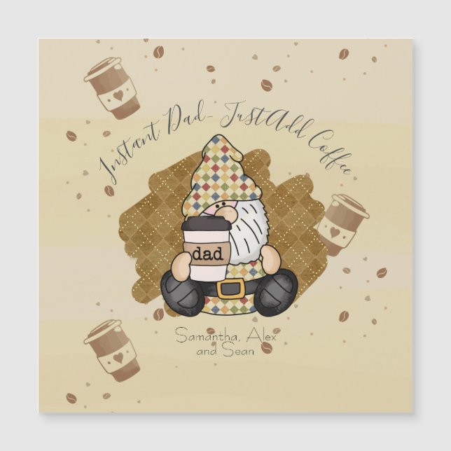 Personalizar para Pai de Lover de Café | Vintage (Frente)