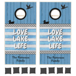 Personalizar Personalizado Lago Life Cornhole Conj