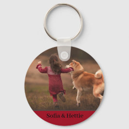 Personalizar Porta-Chaves - Sua Foto e Nome(s)