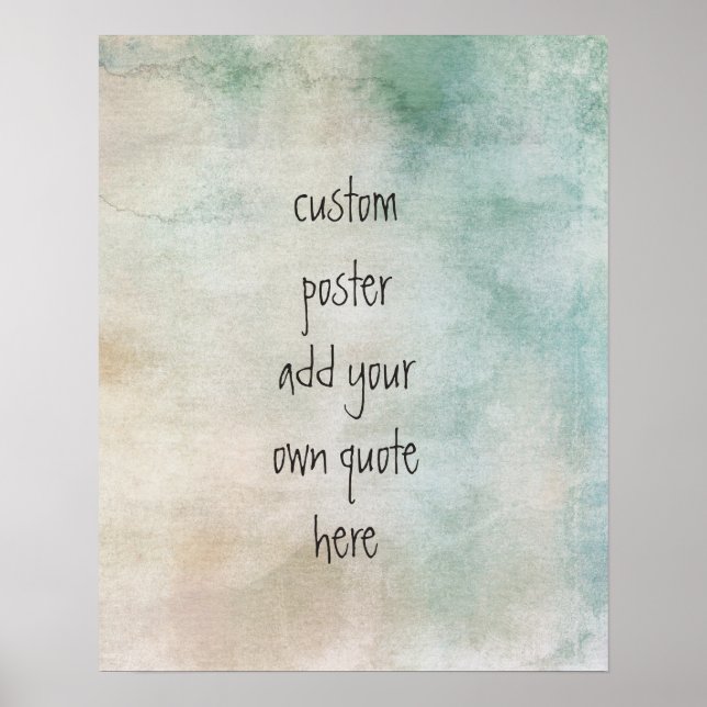 personalizar poster personalizado com sua própria  (Frente)