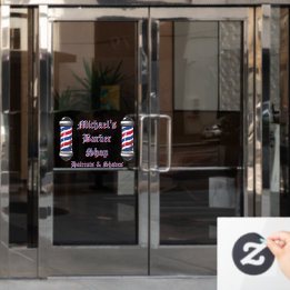 Personalizar postes de barbearia Promocional