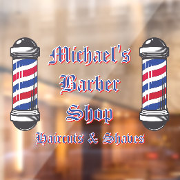 Personalizar postes de barbearia Promocional