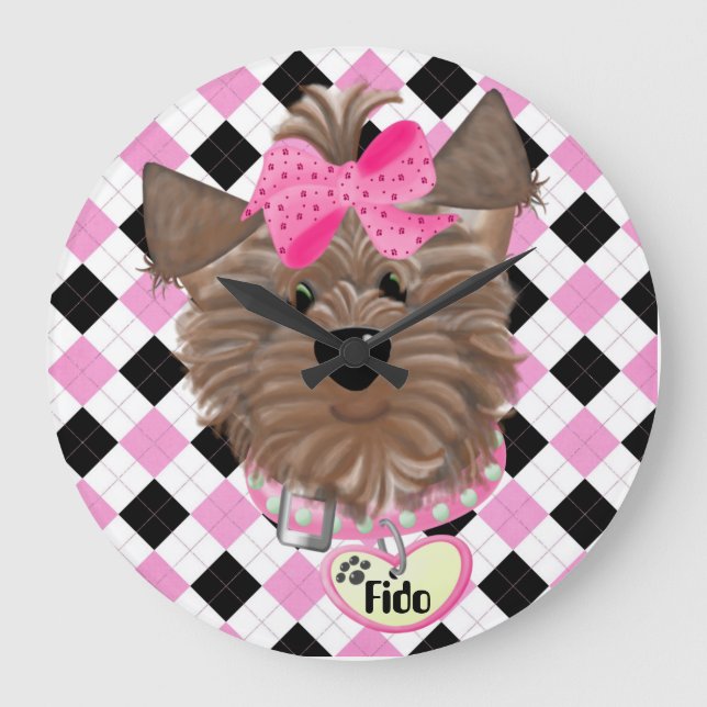 Personalizar relógio redondo (grande) (Frente)