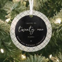 Personalizar saudações para 21 anos de aniversário