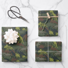 Personalizar Silhueta de Dinossauro Camuflado Aniv