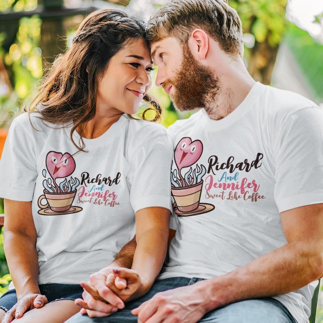 Personalizar T-Shirt Bonita Como Café (Criador carregado)