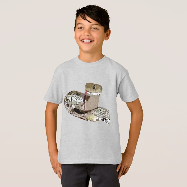 Personalizar T-Shirt de Transformação de Cobra (Frente Completa)