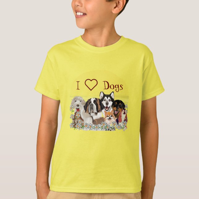 Personalizar T-Shirt do Clube de Cachorro de Texto (Frente)