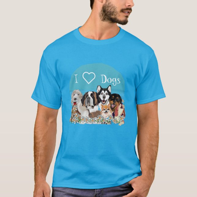 Personalizar T-Shirt do Clube de Cachorro de Texto (Frente)