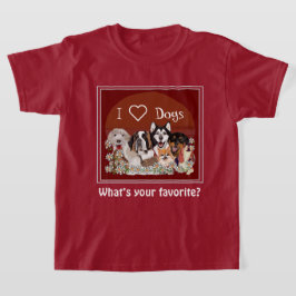 Personalizar T-Shirt do Clube de Cachorro de Texto