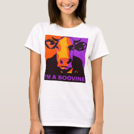 Personalizável! Camiseta de Vaca de Pop Boovine