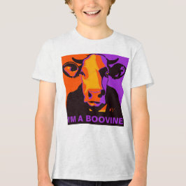 Personalizável! Camiseta de Vaca de Pop Boovine