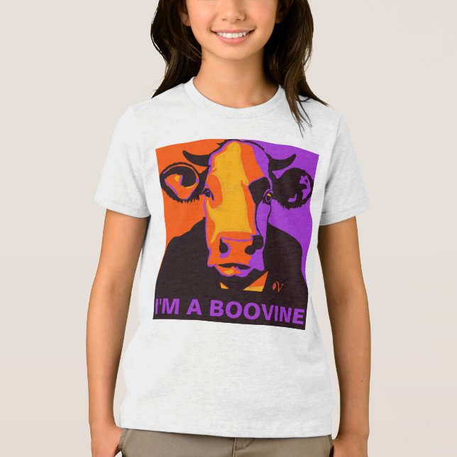Personalizável! Camiseta de Vaca de Pop Boovine (Frente)