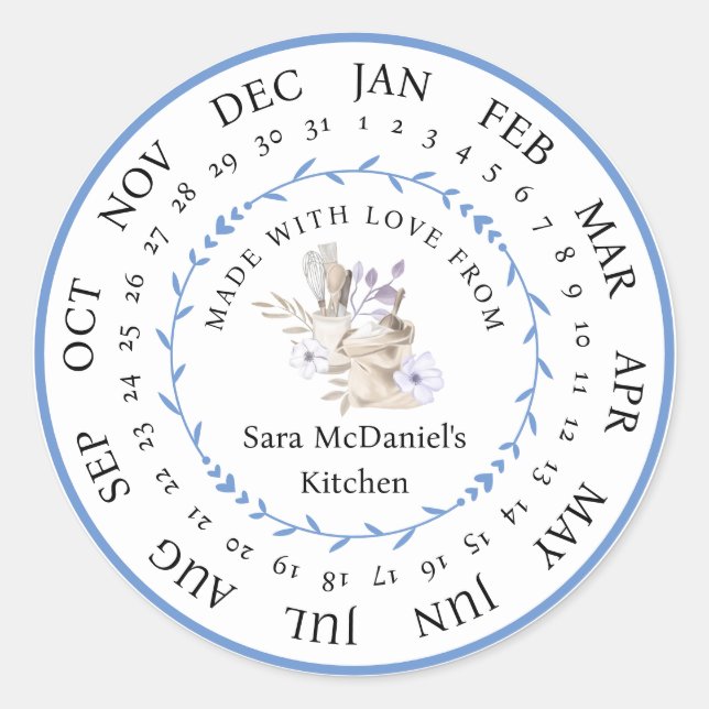 Personalizável feito com adesivo de Comida da Cozi (Frente)