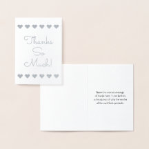 Personalizável, Simples "Obrigados Tanto!" Cartão