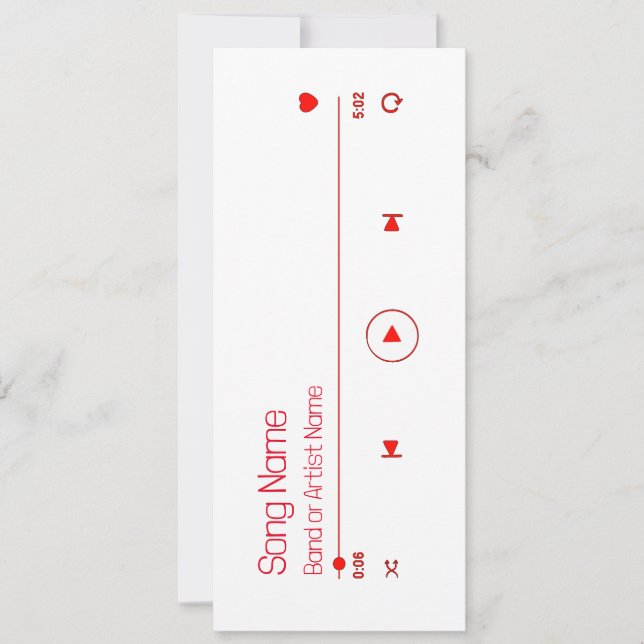 Personalizável Sua Música Favorita (Frente)