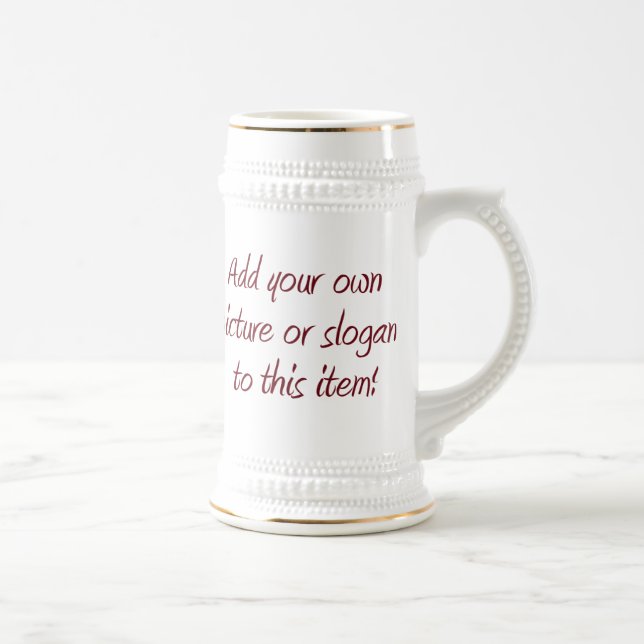 Personalize - a caneca de cerveja (Direita)