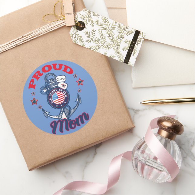 Personalize a Etiqueta de Cachorro Orgulhosa Guard (Presentear)