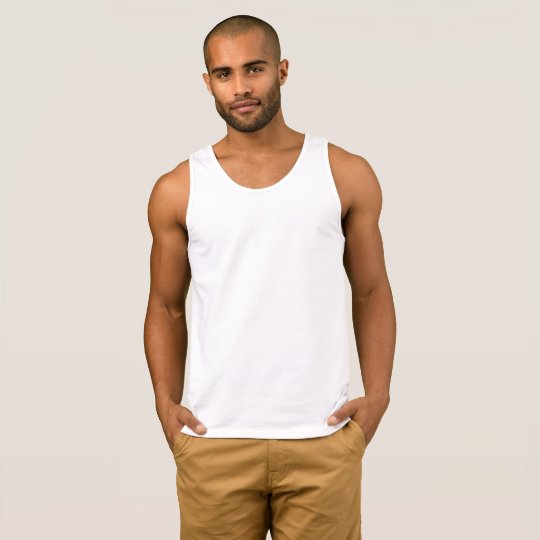 Regata de Algodão Masculina , Branco