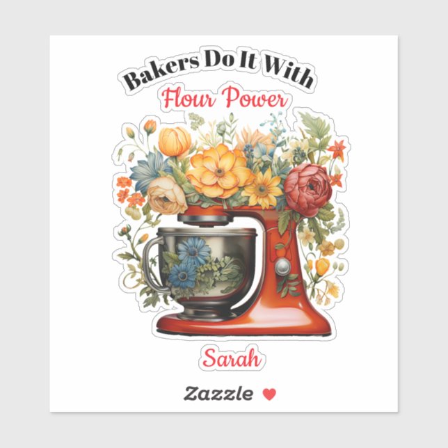 Personalize | Adesivo Flour Power (Folha)