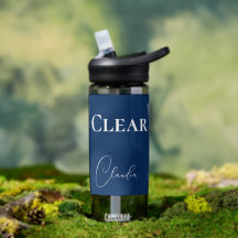 Personalize água Legal clara e azul bonito