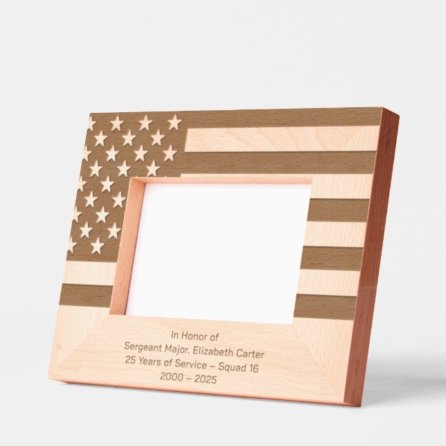 Personalize | American Flag Police Retirement (Left)