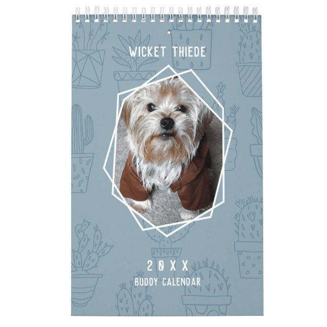 Personalize! Calendário do Amigo Pet Cactus Cooler (Capa)
