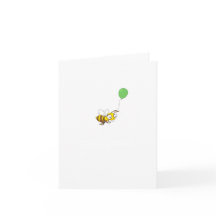 Personalize cartão de aniversário da abelha Bumble