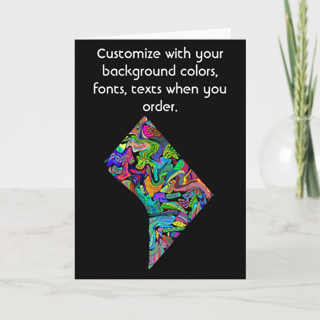 Personalize cartão Washington DC como quiser (Frente)