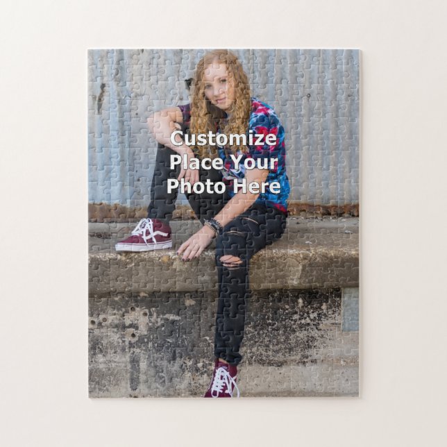 Personalize com seu Quebra-cabeça de Vídeo Fotográ (Vertical)