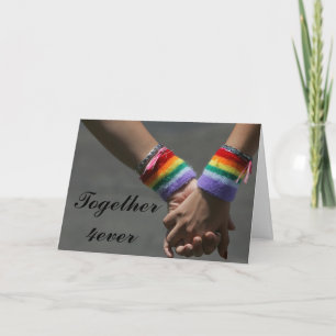 Personalize Este Cartão Lésbico Fofo - Juntas para