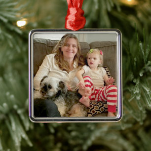 Personalize este Enfeites de natal com o seu Pic