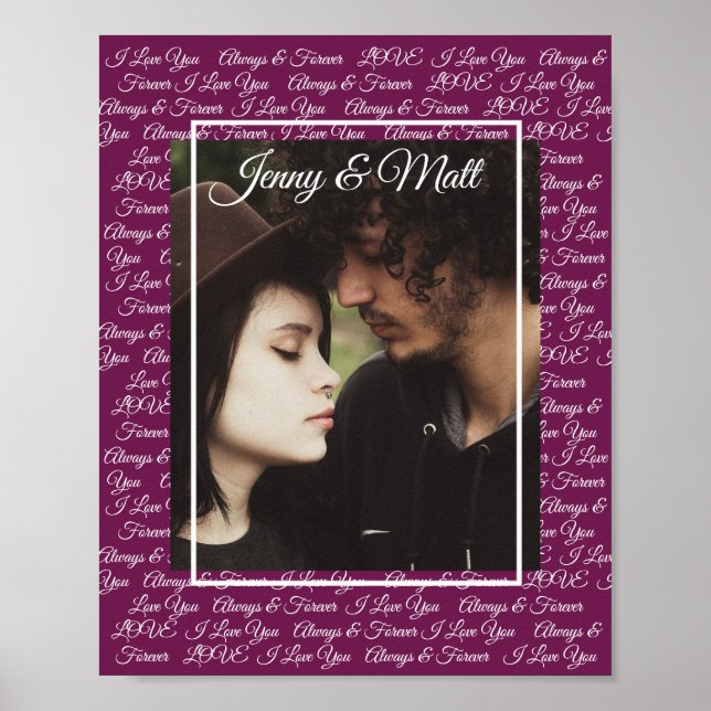 Personalize este " Poster com a sua imagem (Frente)