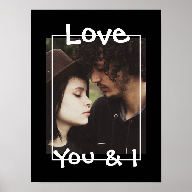 Personalize este Poster de "Amor" com a sua imagem (Frente)