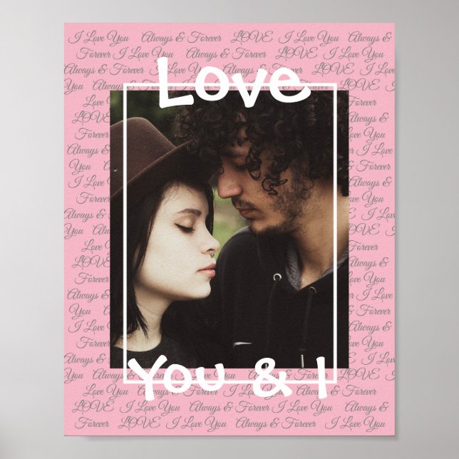 Personalize este Poster de "Amor" com a sua imagem (Frente)
