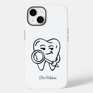 Personalize Funny Dentist Cartoon Tooth Phone Case