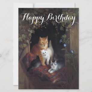 Personalize Gato com Gatinhos Henriette Knip 1844