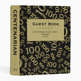 Personalize: Livro de hóspedes preto e Dourado do