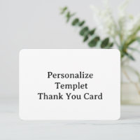 Personalize modelo profissional 3,5" x 5" arredond