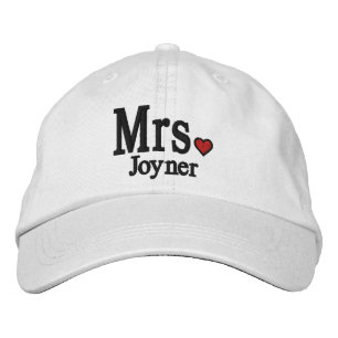 Personalize o Boné bordado do Sr & Sra. Embroidery