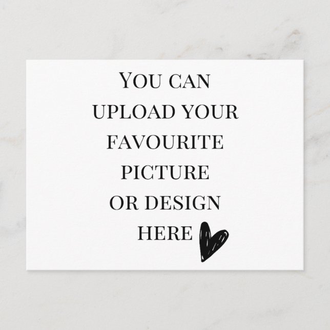 Personalize o cartão postal de 5,6" x 4,25" - pais (Frente)